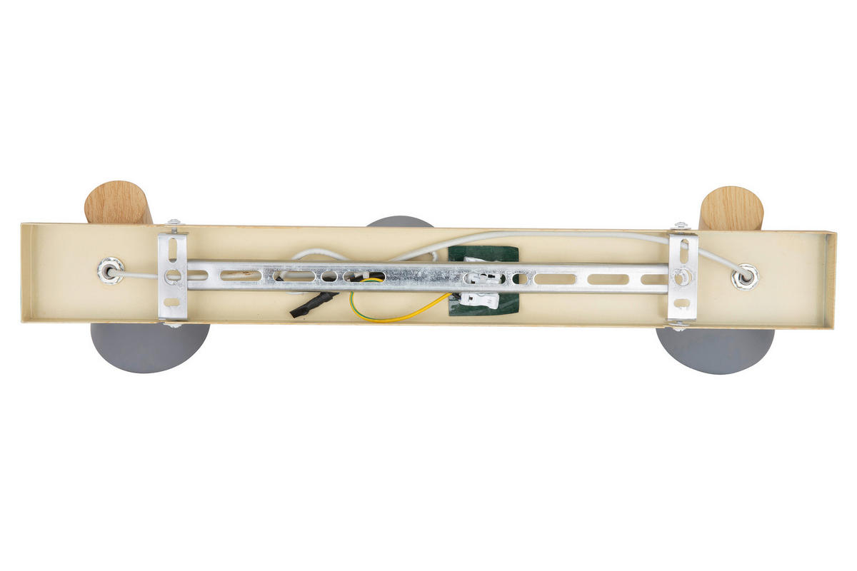 DECKENLEUCHTE    50/11,5/12,5 cm  - Grau, Trend, Metall (50/11,5/12,5cm) - Novel