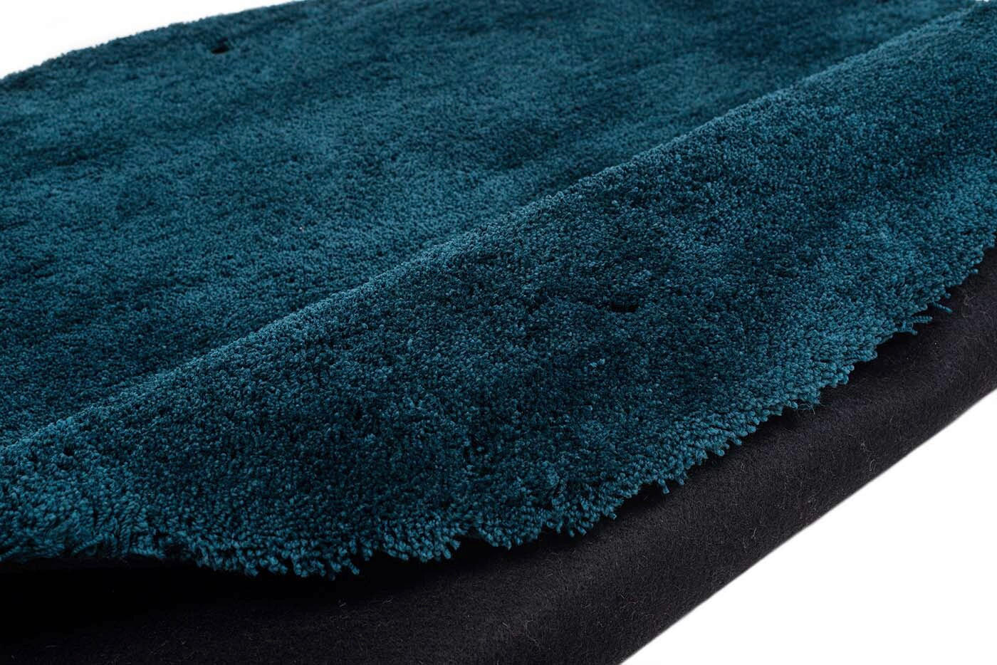 HOCHFLORTEPPICH 100/100 cm Cozy Petrol  - Petrol, Basics, Textil (100/100cm) - Tom Tailor
