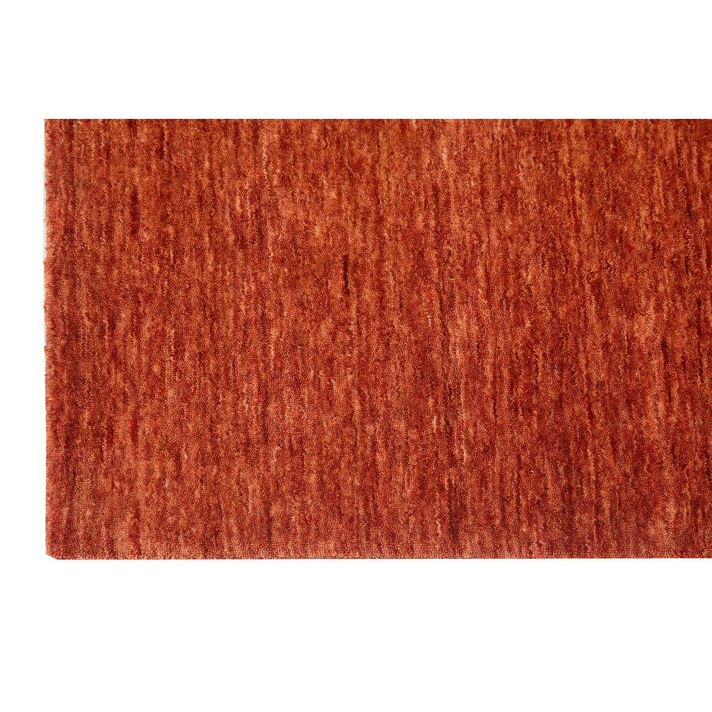 Thumbnail - Cazaris Orientteppich, Orange, Textil, Uni, rechteckig, 90x160 cm, Handmade in India, strapazierfähig, pflegeleicht, sch...
