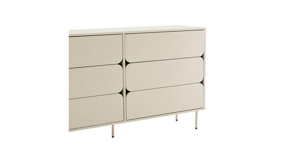 SIDEBOARD  in 150/85/40 cm  - Seidengrau, Design, Holzwerkstoff/Metall (150/85/40cm) - Xora