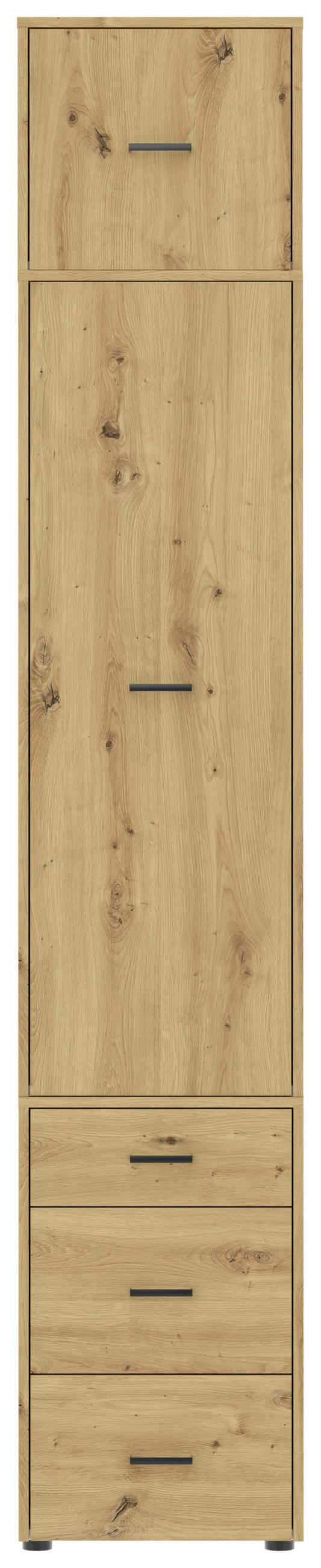 Drehtürenschrank M. Schubladen 45 Cm Kivo, Eiche
