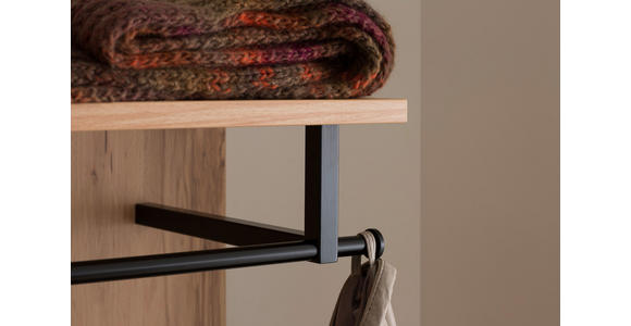 GARDEROBE 6-teilig in 220/200/38 cm - Buchefarben, KONVENTIONELL, Holzwerkstoff (220/200/38cm) - Moderano