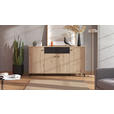 SIDEBOARD  in 170/90/40 cm  - Schwarz/Eiche Artisan, Basics, Holzwerkstoff/Kunststoff (170/90/40cm) - Carryhome