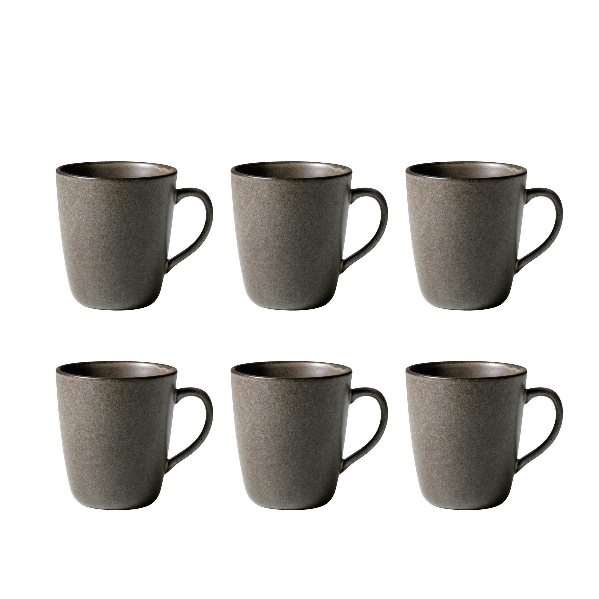 Aida Kaffeebecherset Raw Graubraun