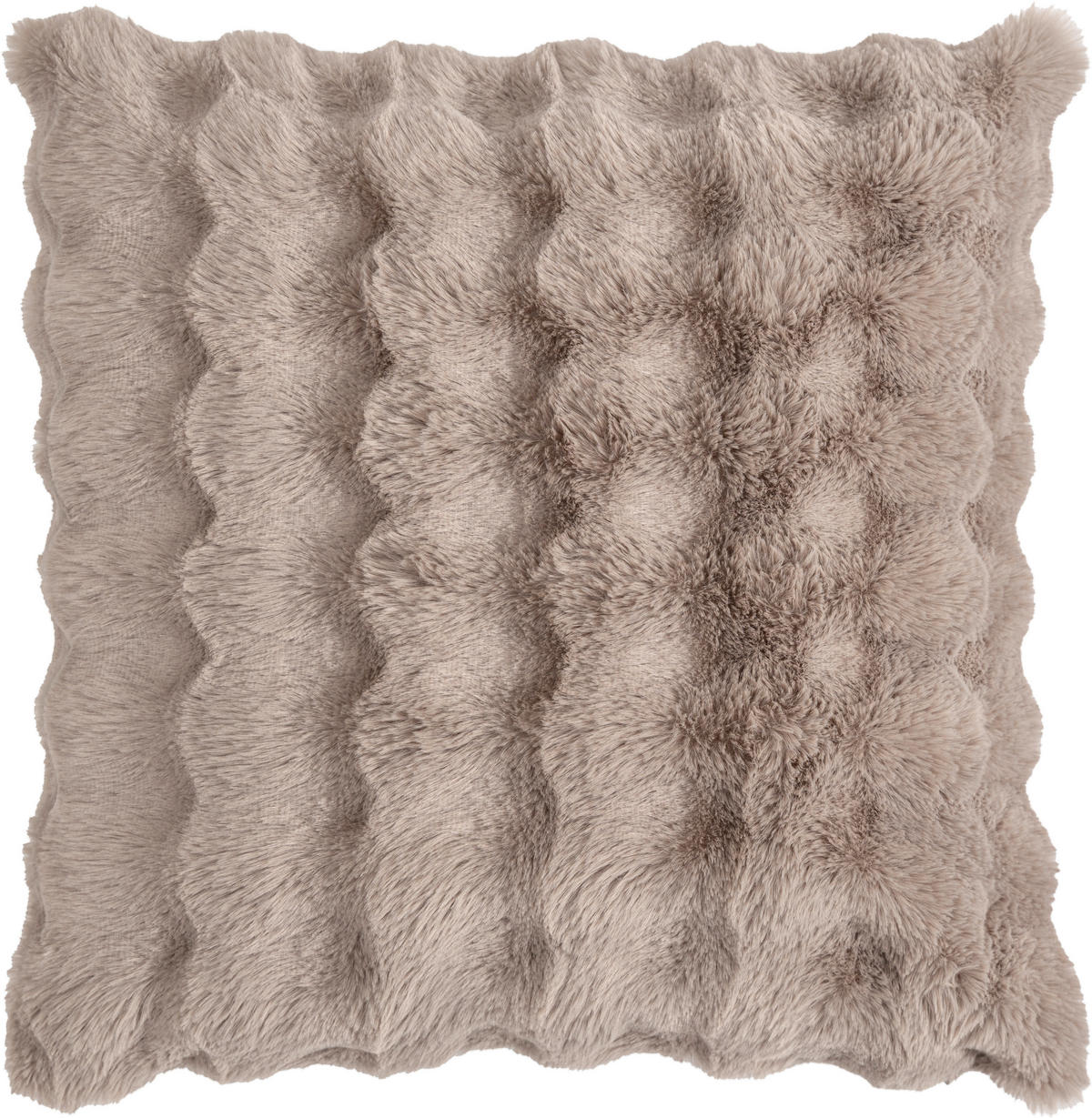 KISSENHÜLLE ALINE 45/45 cm  - Taupe, Basics, Textil (45/45cm)