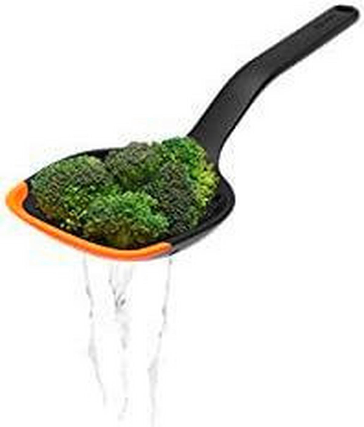 ŽLICA ZA CIJEĐENJE FISKARS FUNCTIONAL FORM  - narančasta/crna, Basics, plastika (30cm) - Fiskars