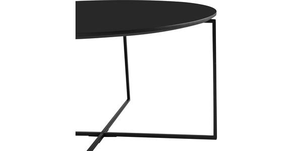 COUCHTISCHSET in Holz, Metall, Holzwerkstoff 80/60/80/60/43/39 cm  - Eichefarben/Schwarz, Design, Holz/Holzwerkstoff (80/60/80/60/43/39cm) - Carryhome