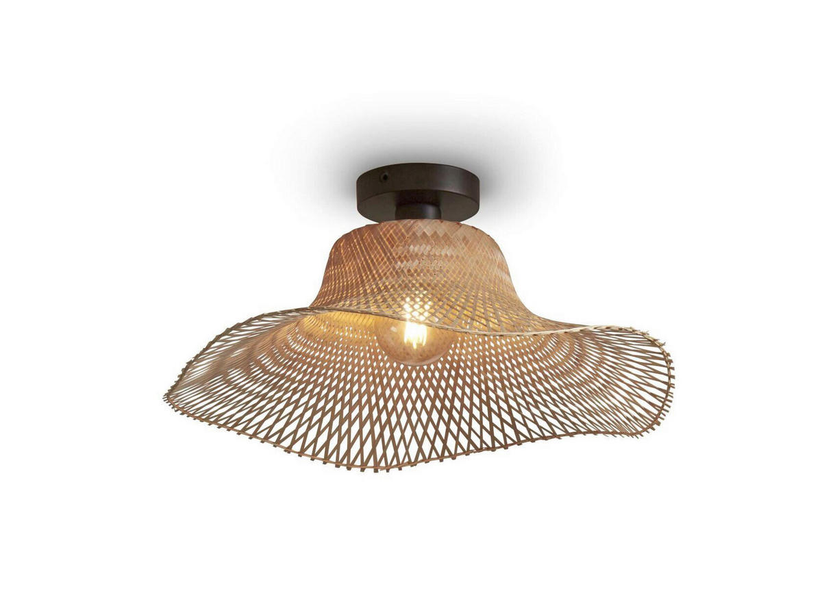STROPNÍ SVÍTIDLO, 50/50/15 cm - přírodní barvy, Trend (50/50/15cm) - Good & Mojo