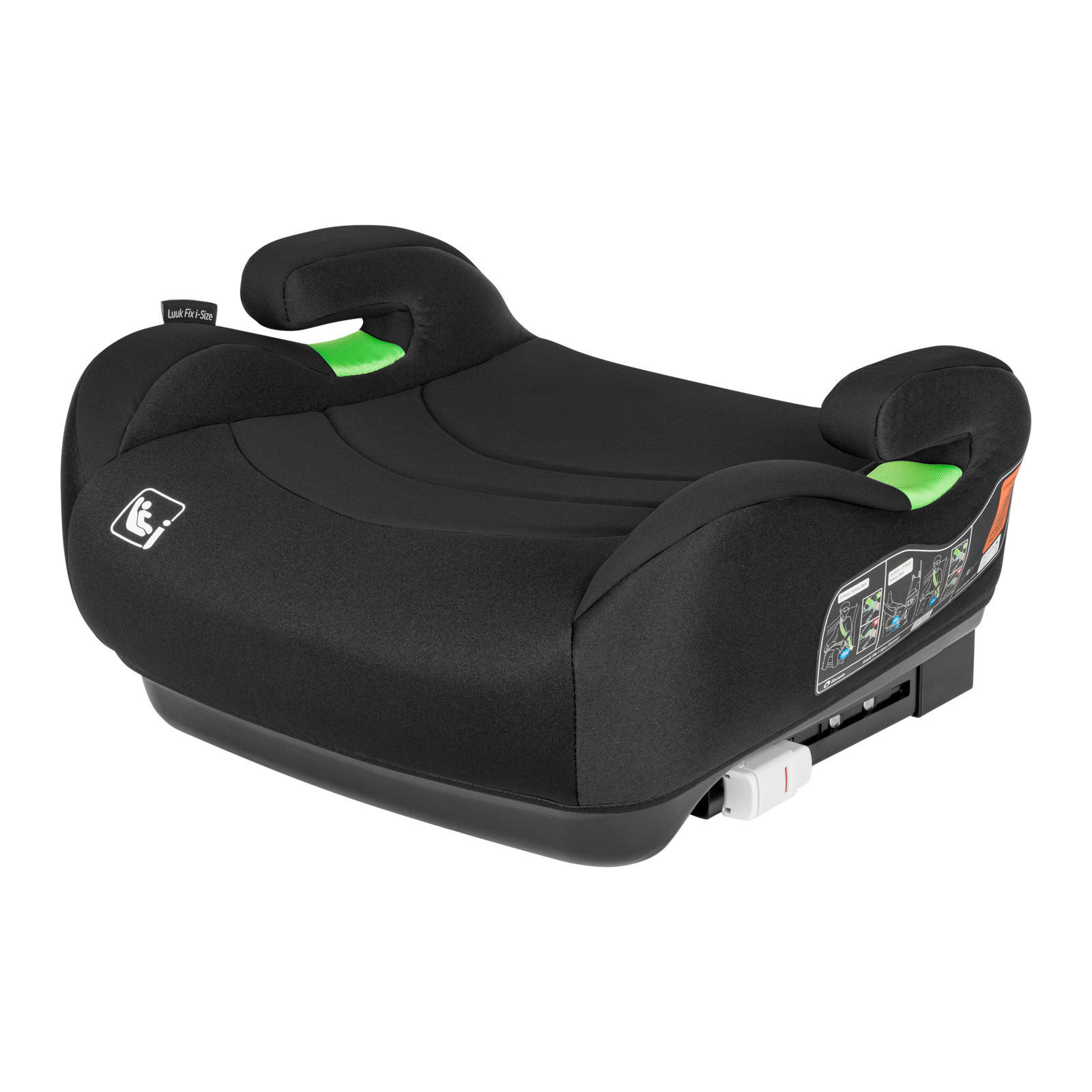 Lionelo Kinderautositz Luuk Fix i-Size Schwarz 39.5x22x42 cm