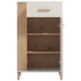 GARDEROBE 5-teilig  in 220/192,5/40 cm  - Kaschmir/Eiche Artisan, Basics, Glas/Holzwerkstoff (220/192,5/40cm) - Carryhome