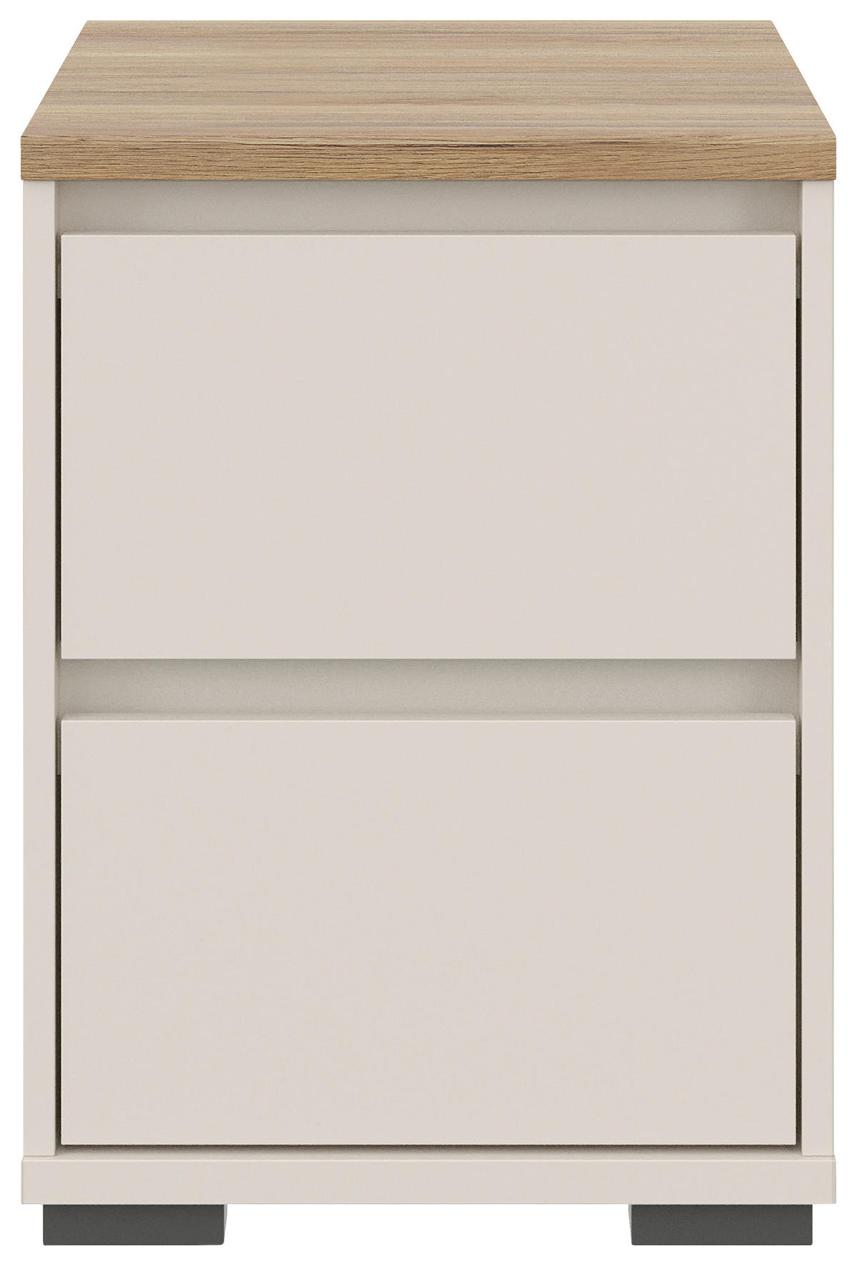 NACHTSCHRANK 40,1/54,8/48 cm  - Kaschmir/Eichefarben, Design, Holzwerkstoff/Kunststoff (40,1/54,8/48cm) - Carryhome