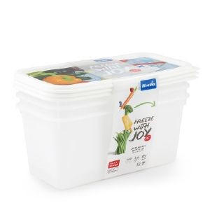 GEFRIERDOSE 1,5 l  - Blau, Basics, Kunststoff (23,3/11,8/13,6cm) - Rotho
