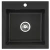 SPÜLE Mera 51 / 50010187  - Schwarz, Basics, Keramik (51/51/20cm) - Systemceram
