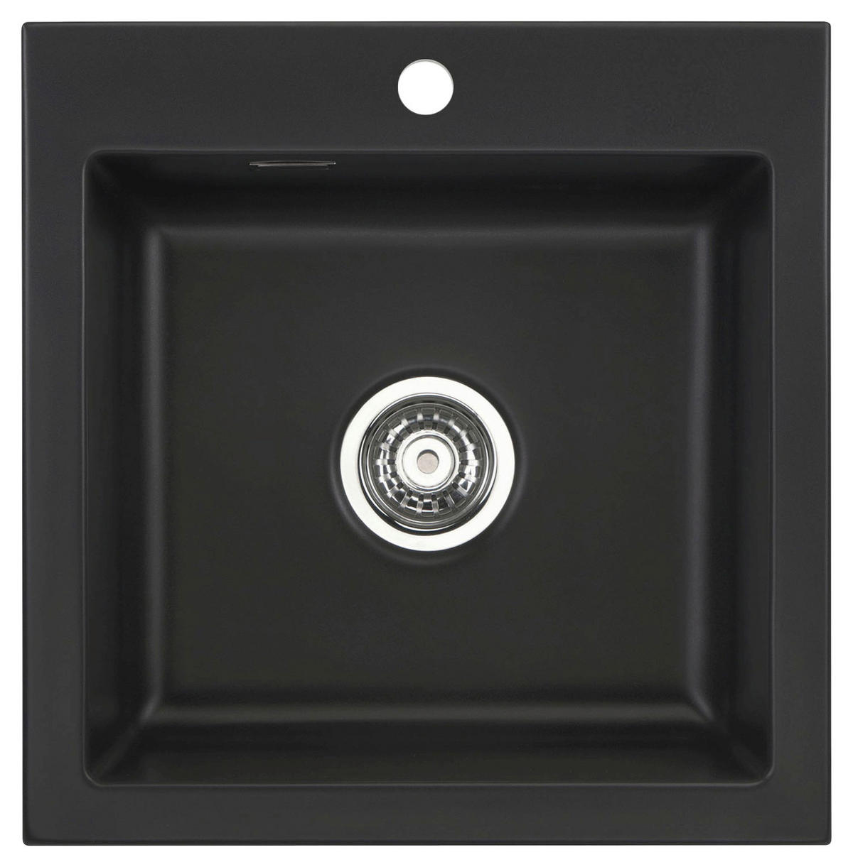 SPÜLE Mera 51 / 50010187  - Schwarz, Basics, Keramik (51/51/20cm) - Systemceram