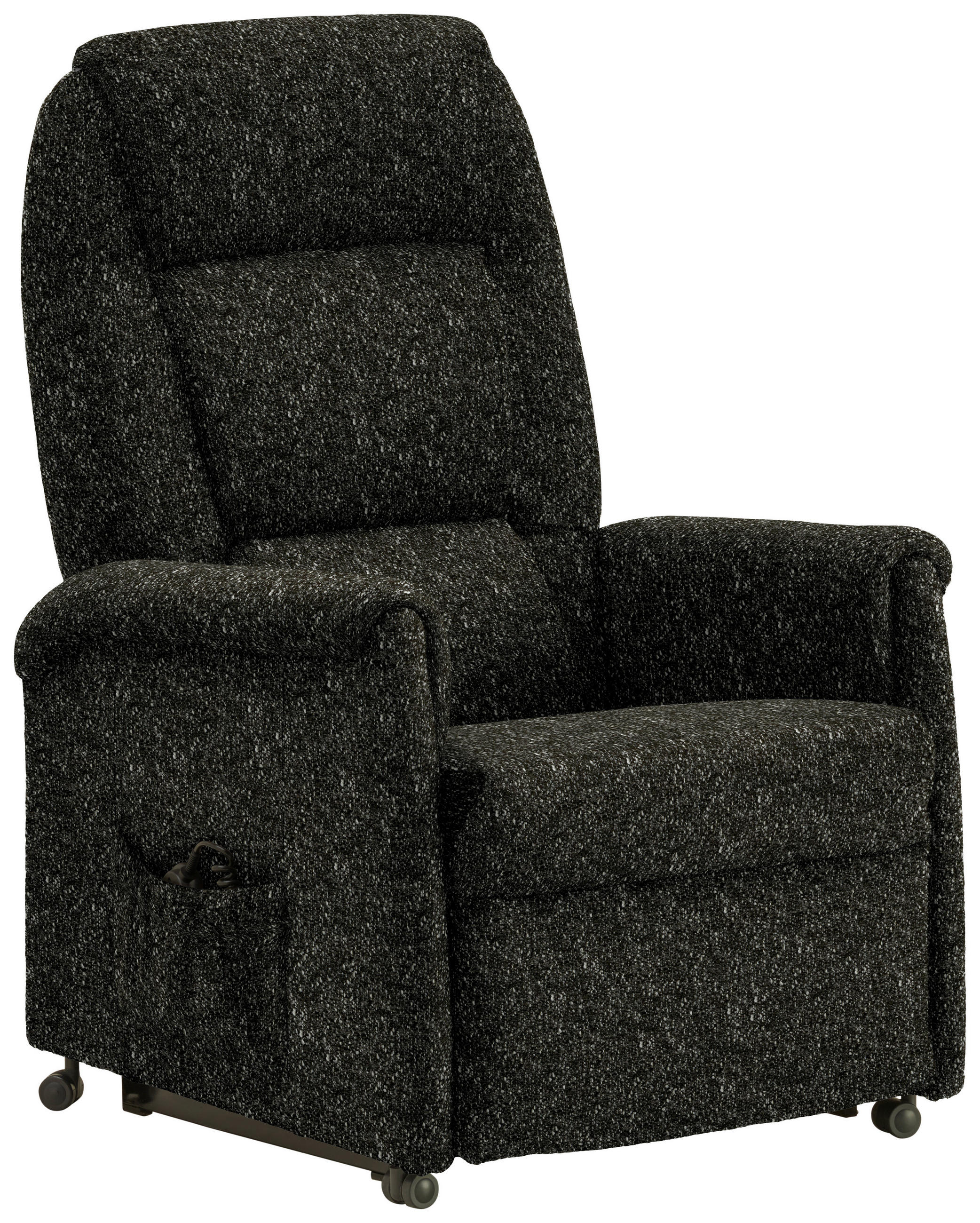 FERNSEHSESSEL in Flachgewebe Schwarz  - Schwarz, KONVENTIONELL, Kunststoff/Textil (69/105/82cm) - Himolla