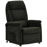 FERNSEHSESSEL in Flachgewebe Schwarz  - Schwarz, KONVENTIONELL, Kunststoff/Textil (69/105/82cm) - Himolla