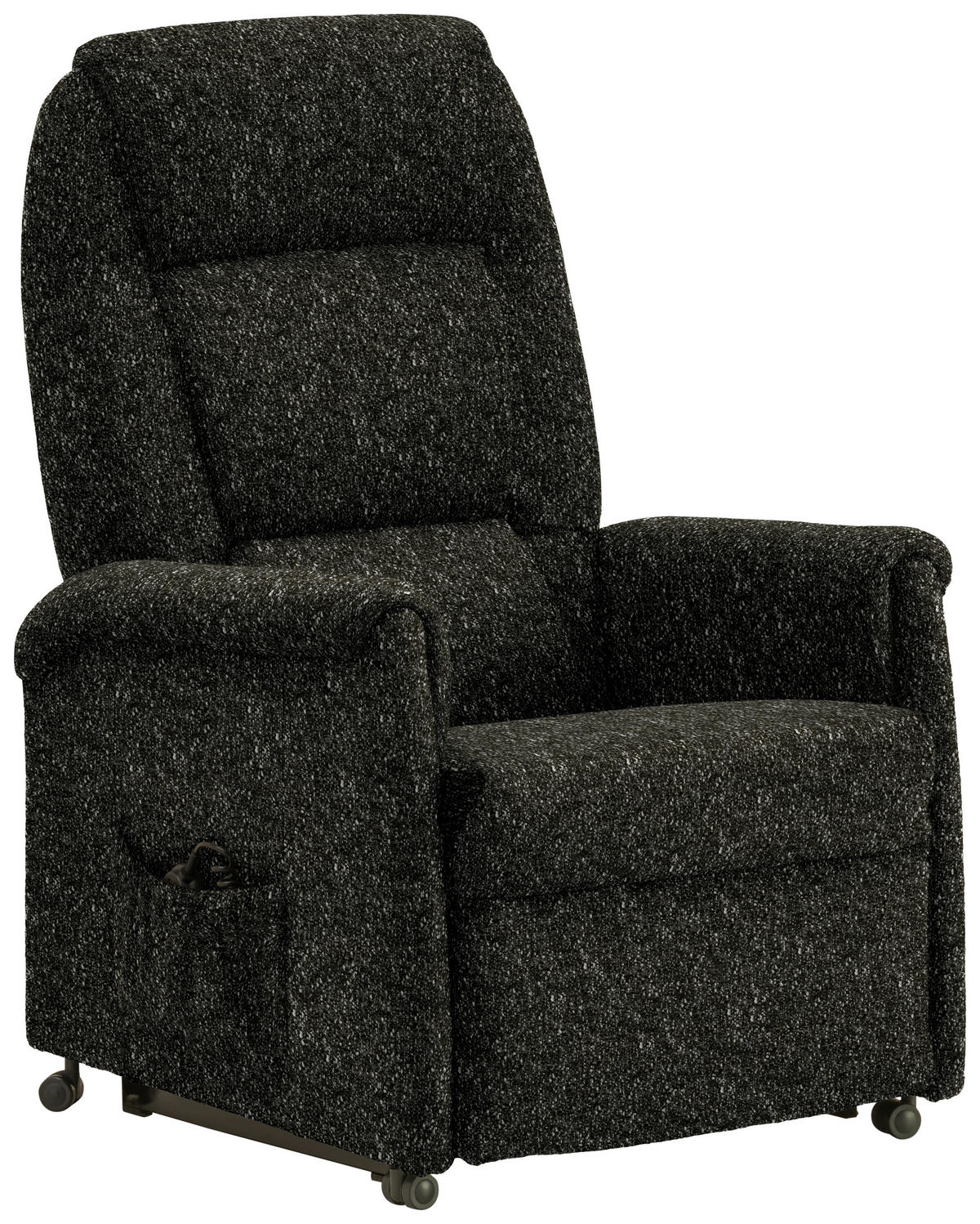 FERNSEHSESSEL in Flachgewebe Schwarz  - Schwarz, KONVENTIONELL, Kunststoff/Textil (69/105/82cm) - Himolla