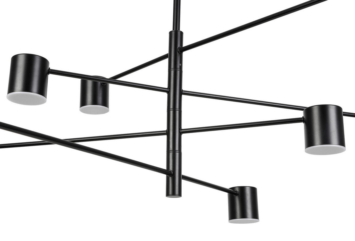 HÄNGELEUCHTE 87,3/65 cm   - Schwarz, Design, Kunststoff/Metall (87,3/65cm) - Collet's Monde