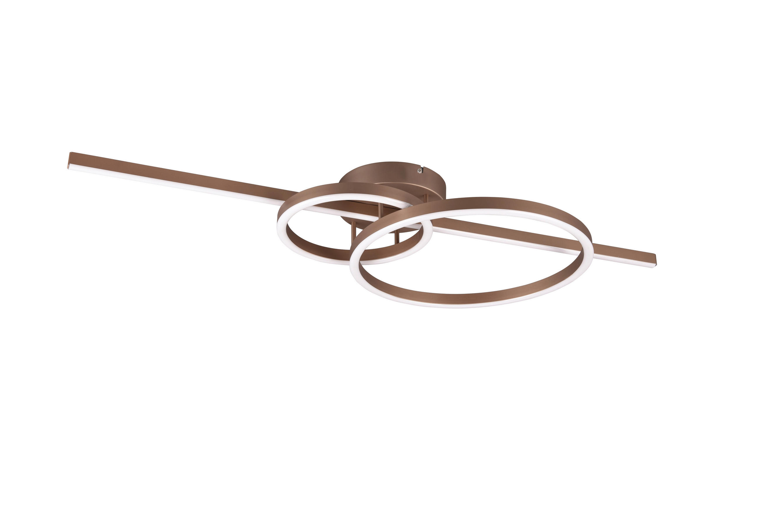 LED-DECKENLEUCHTE     - Braun, Design, Metall (100/12,5/40cm) - Trio Leuchten