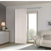 GARDINLÄNGD halvtransparent  - vit, Klassisk, textil (140/245cm) - Esposa