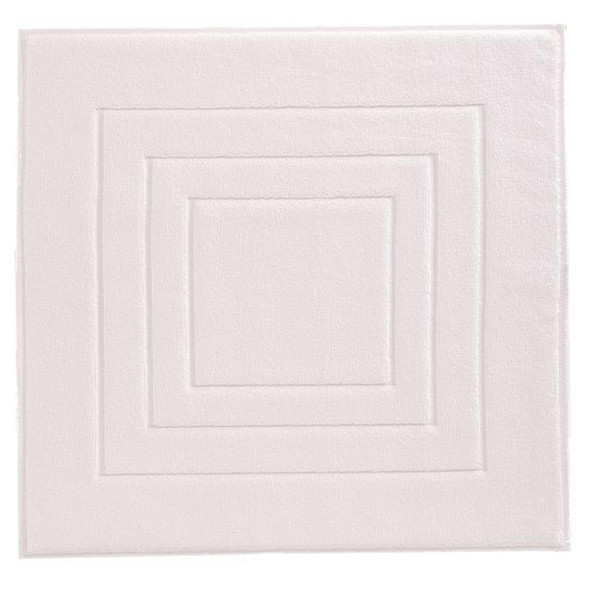 BADEMATTE Weiß 60/60 cm  - Weiß, Basics, Textil (60/60cm) - Vossen