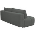 BOXSPRINGSOFA in Chenille Dunkelgrün  - Dunkelgrün/Schwarz, MODERN, Kunststoff/Textil (210/72/105cm) - Cantus
