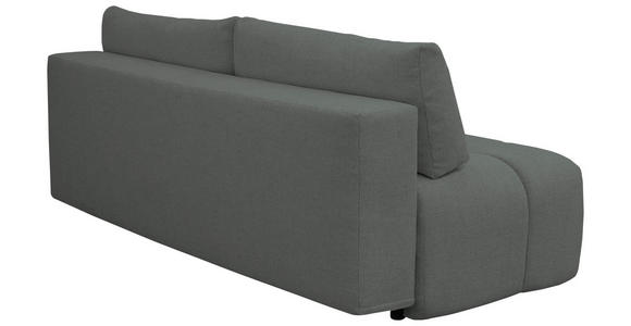 BOXSPRINGSOFA in Chenille Dunkelgrün  - Dunkelgrün/Schwarz, MODERN, Kunststoff/Textil (210/72/105cm) - Cantus