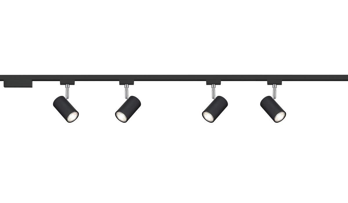 SCHIENENSYSTEM - Schwarz, Basics, Kunststoff (218/5/3cm)