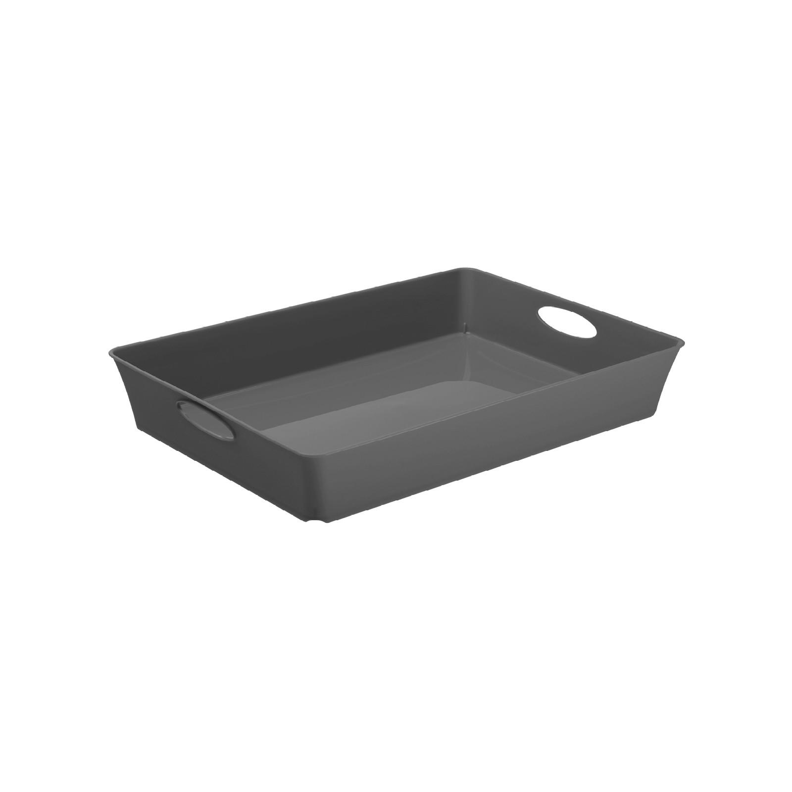 TISCHORGANIZER  - Schwarz, Basics, Kunststoff (37,5/6/27cm) - Rotho