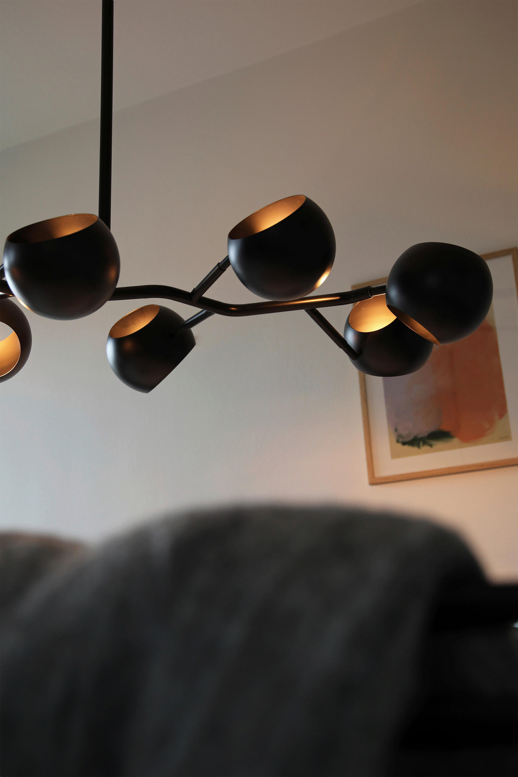HÄNGELEUCHTE EDGAR 55/119 cm   - Schwarz, Basics, Metall (55/119cm) - Markslöjd