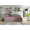 RÉCAMIERE in Webstoff Rosa, Hellgrau  - Erlefarben/Hellgrau, Design, Kunststoff/Textil (80/218cm) - MID.YOU