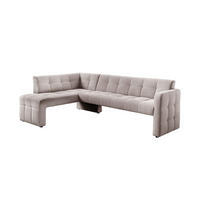 ROHOVÁ LAVICE, buk, cappuccino - černá/cappuccino, Moderní, dřevo/kompozitní dřevo (245/157cm) - Livetastic