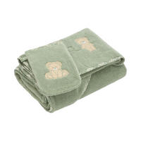 FROTTIERSET Teddy Bear Set Grün 3-teilig  - Grün, Trend, Textil - Vossen
