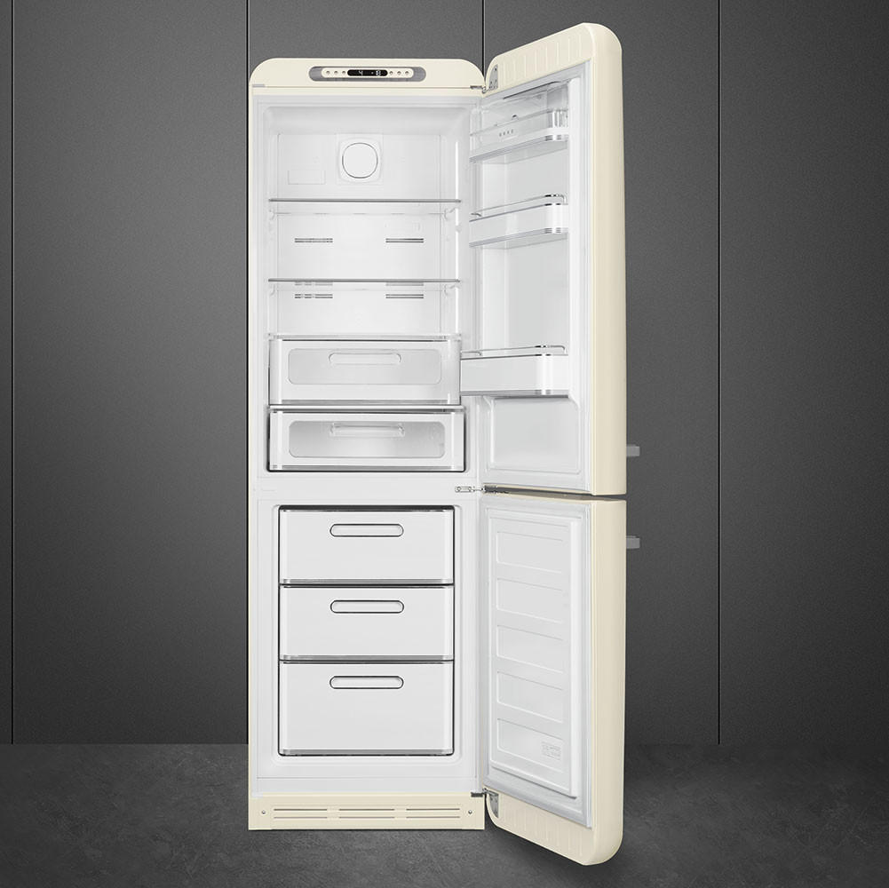 KÜHL-GEFRIER-KOMBINATION 60/196,8/72,8 cm FAB32RCR5  - Creme, Basics, Metall (60/196,8/72,8cm) - SMEG