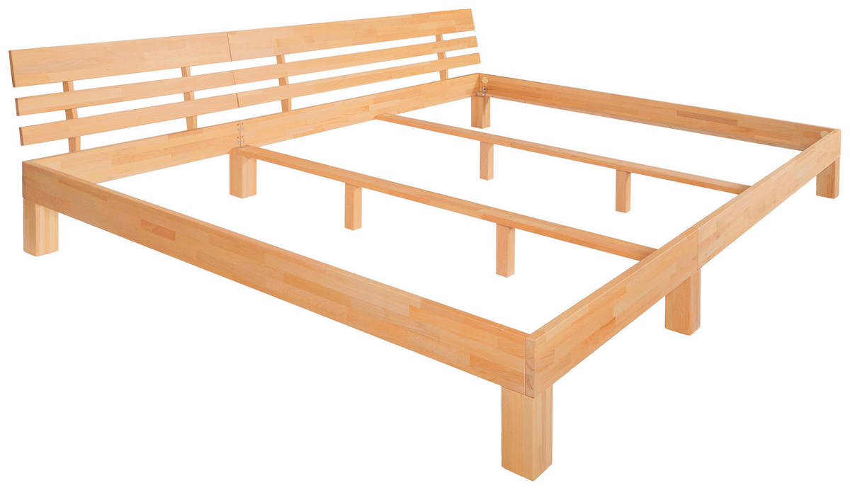 FAMILIENBETT - Buchefarben, MODERN, Holz (270/200cm) - P & B