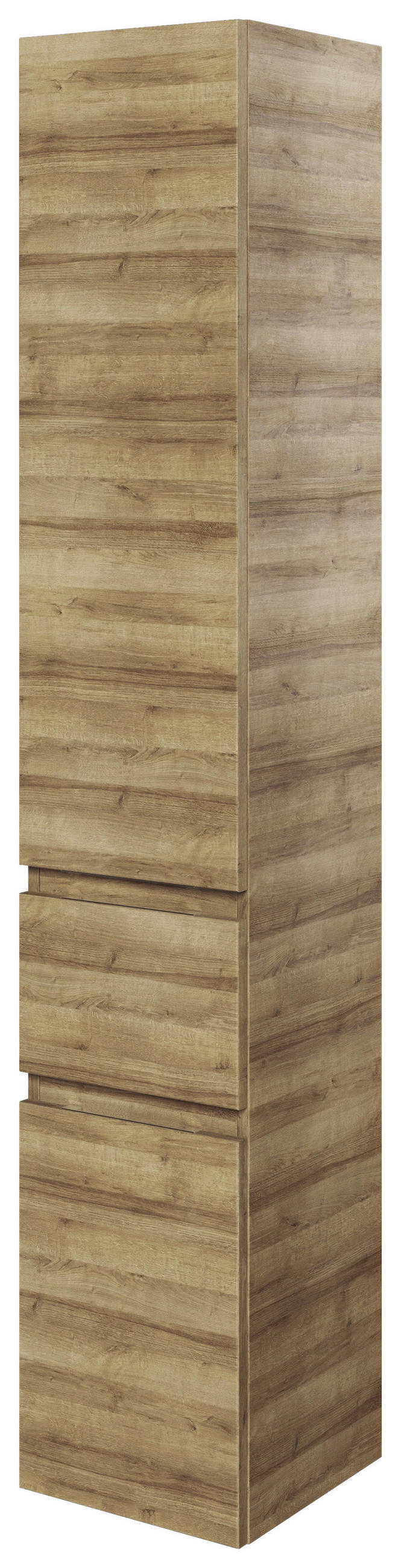 HOCHSCHRANK 30/168/33 cm  - Eichefarben/Weiß, KONVENTIONELL, Glas/Holzwerkstoff (30/168/33cm) - Pelipal