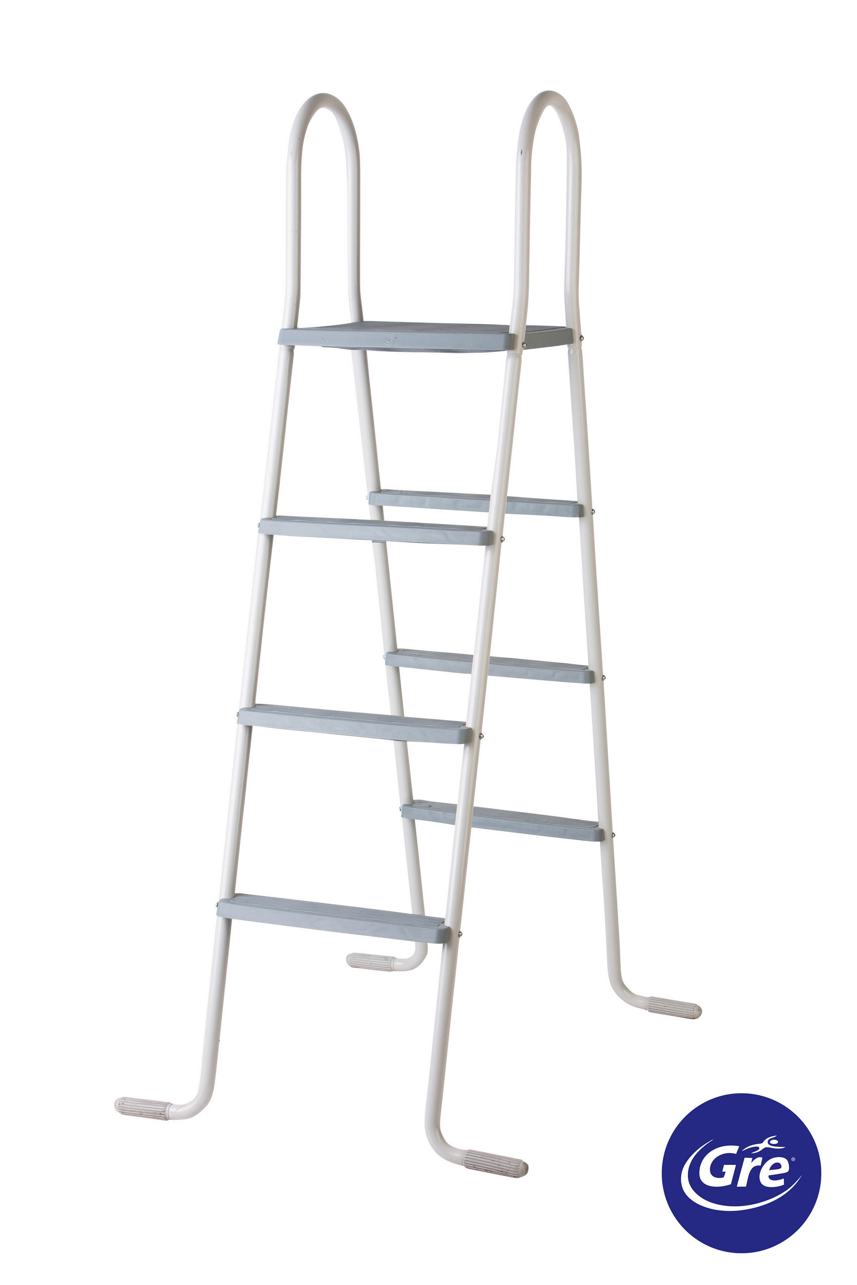 POOLLEITER 2024  - Weiß, KONVENTIONELL, Metall (134cm) - Gre