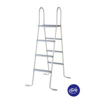 POOLLEITER 2024  - Weiß, KONVENTIONELL, Metall (134cm) - Gre