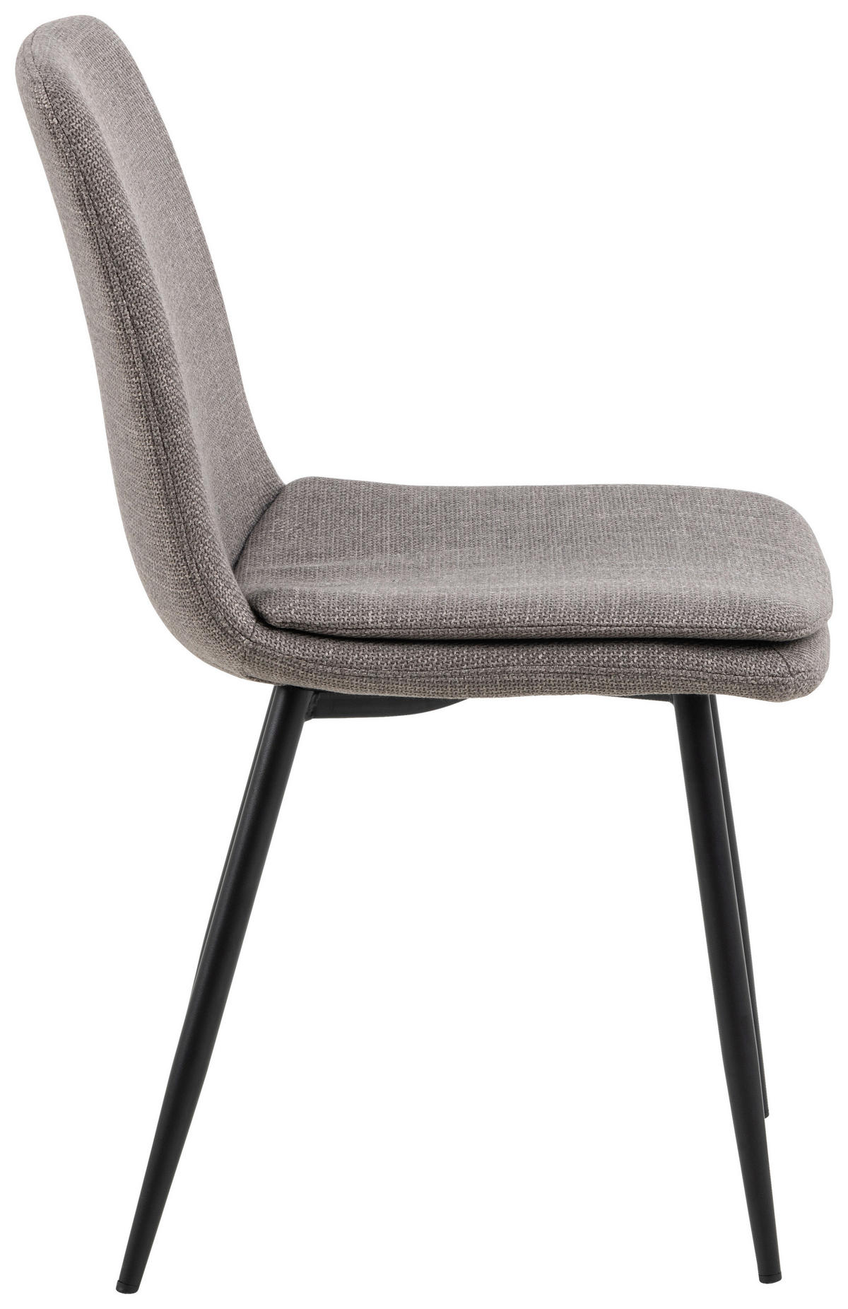STOLICA  sivo-smeđa  tekstil      - sivo-smeđa/crna, Design, tekstil/metal (46/85,5/55cm) - MID.YOU