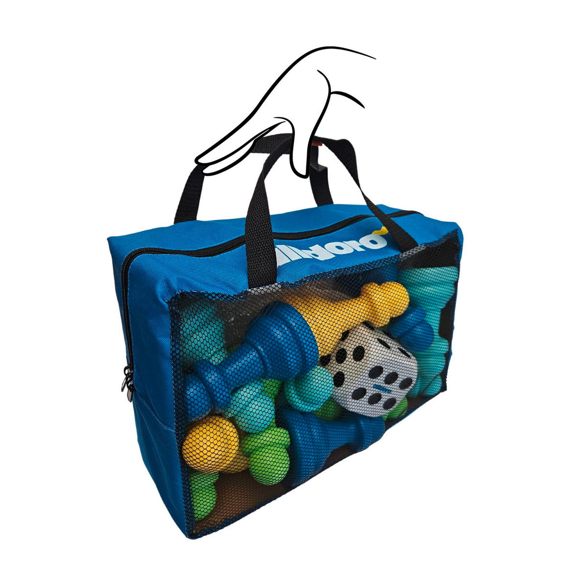 OUTDOORSPIEL XXL 150/150 cm Multicolor  - Multicolor, Basics, Kunststoff/Textil (150/150cm)