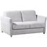 SCHLAFSOFA Hellgrau - Chromfarben/Hellgrau, KONVENTIONELL, Textil/Metall (157/88/99cm) - Carryhome SCHLAFSOFA Hellgrau - Chromfarben/Hellgrau, KONVENTIONELL, Textil/Metall (157/88/99cm) - Carryhome