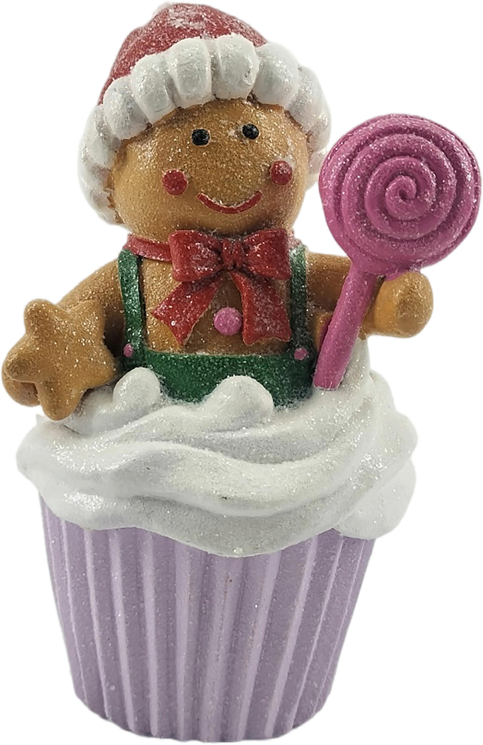 DEKORATIONSMUFFINS - lila/röd, Lifestyle, plast (11/18/8,5cm) - X-Mas
