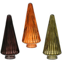 DEKOBAUM - Orange/Braun, Basics, Glas (8,50/8,50/19,50cm)