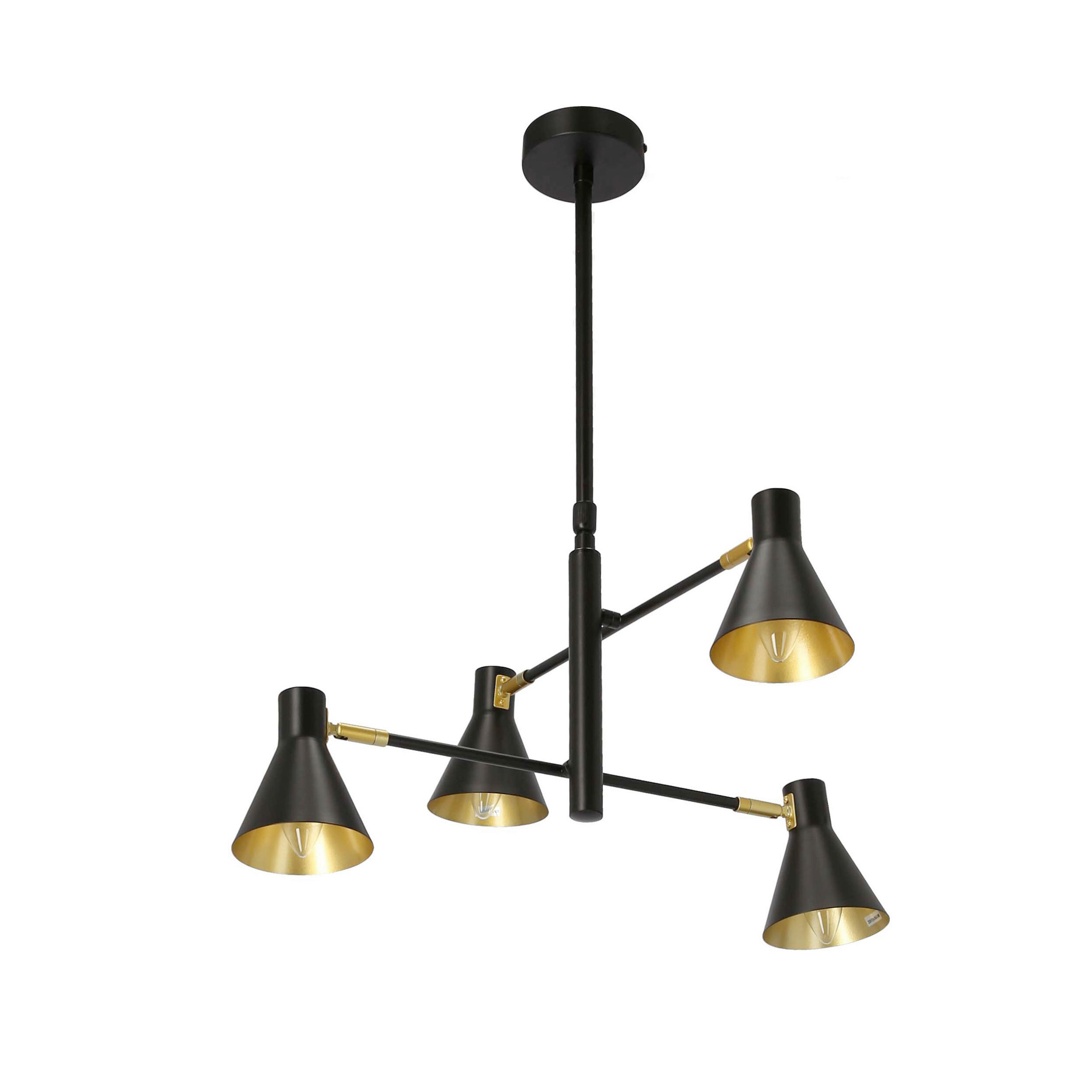 HÄNGELEUCHTE 54/54/89 cm  - Schwarz, Basics, Metall (54/54/89cm)