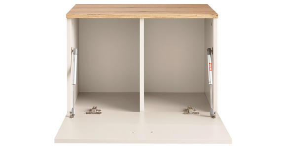 GARDEROBENBANK in 60/43/38 cm - Kaschmir/Eichefarben, Basics, Holzwerkstoff/Kunststoff (60/43/38cm) - Xora