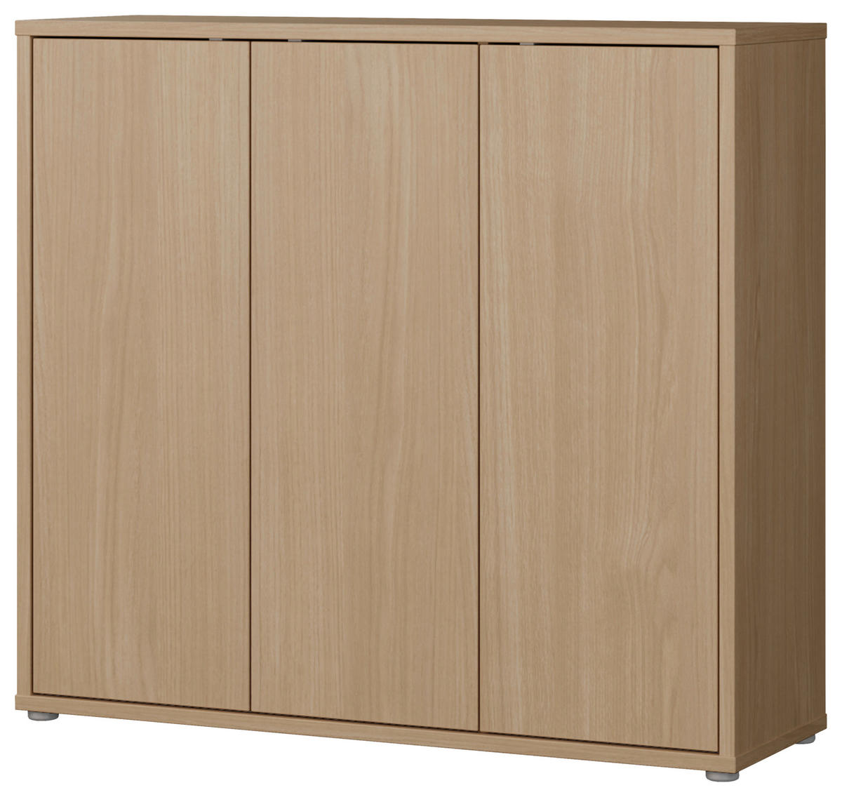 SCHUHSCHRANK 109,2/99,1/34,9 cm  - Eichefarben/Grau, MODERN, Holzwerkstoff/Kunststoff (109,2/99,1/34,9cm) - Carryhome