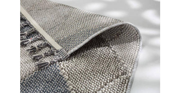 WEBTEPPICH 80/150 cm Blau, Grau - Blau/Grau, Design, Textil (80/150cm) - Novel