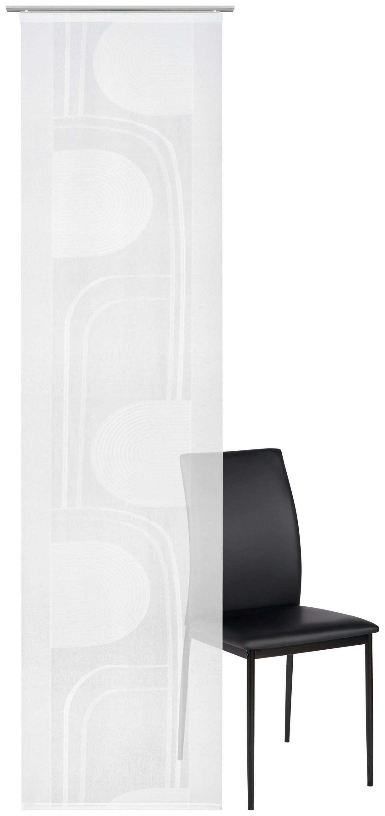 PANELOVÝ ZÁVĚS, 60/255 cm - přírodní barvy, Design, textil (60/255cm) - Novel