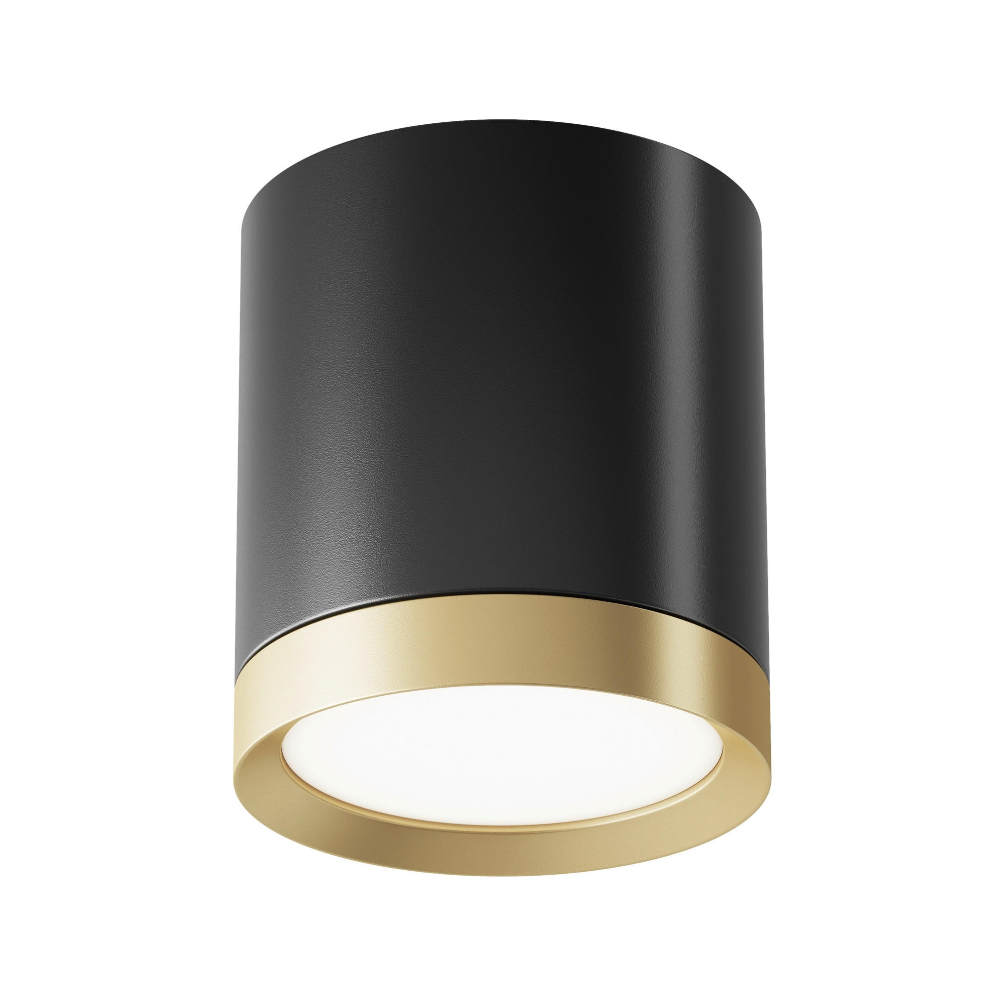 AUFBAULEUCHTE - Goldfarben/Schwarz, Trend, Kunststoff/Metall (8,5/9,6cm) - MAYTONI