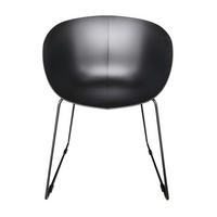 STOLICA  crna  metal, plastika      - crna, Moderno, metal/plastika (57/58,5/79,5cm)